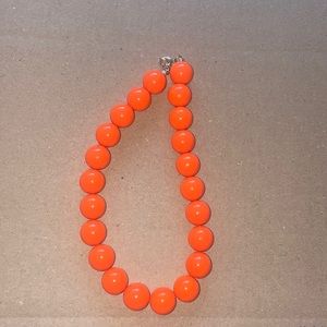 Orange Beaded Necklace